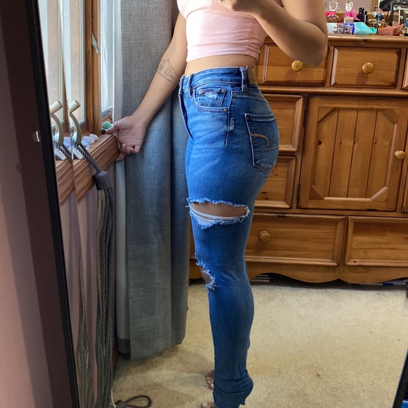 Sketchy distressed jeans - Picture 2 of 7